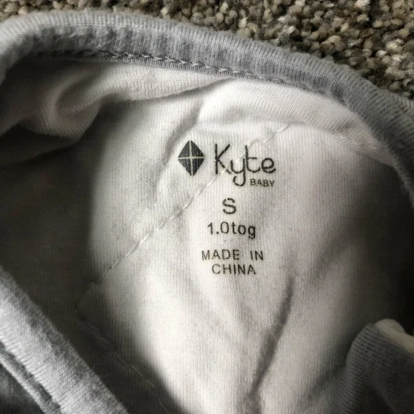 Kyte Baby Sleep Bag 1.0 in Fog Grey Blue Size Small Sleep Sack Wearable Blanket - Picture 6 of 11